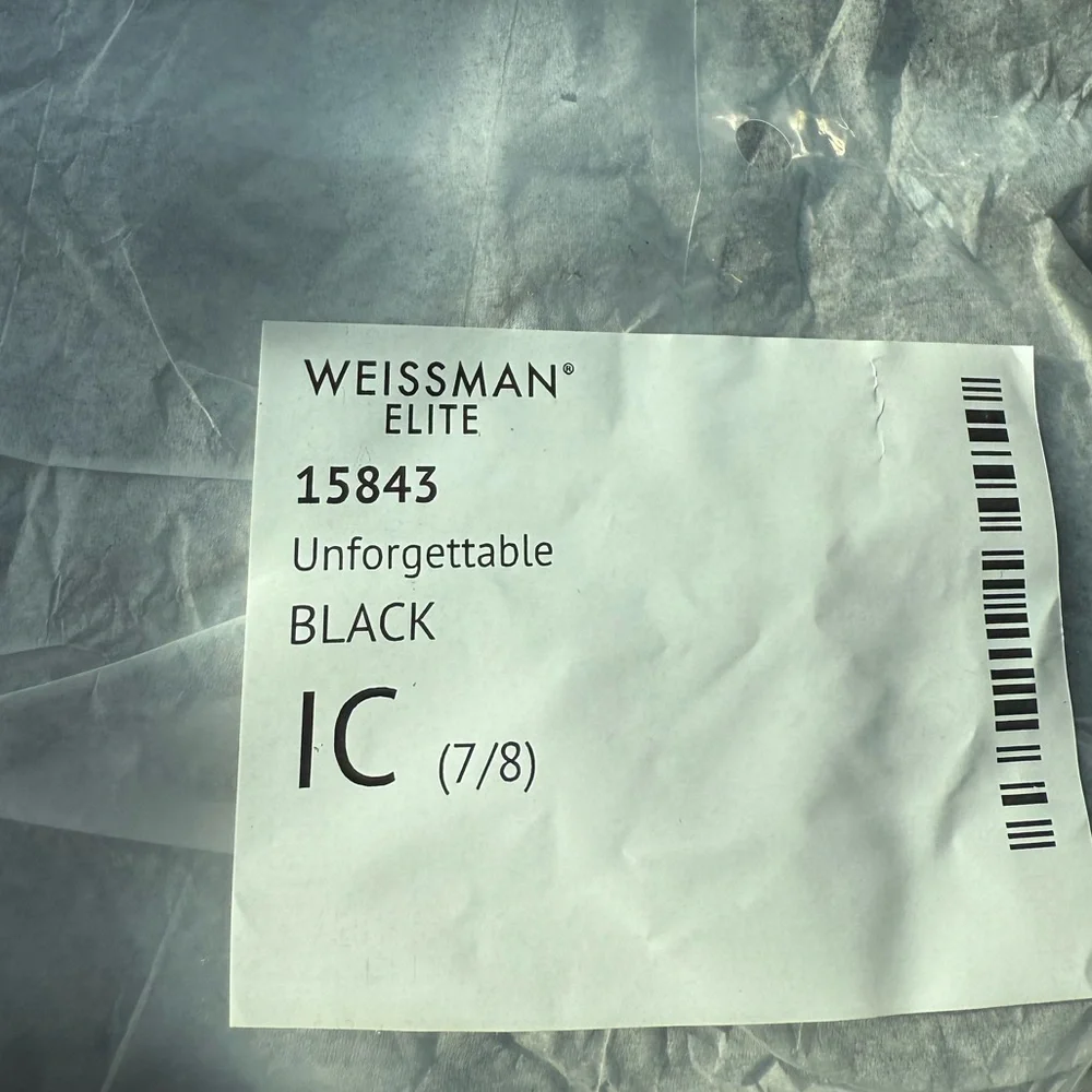 Weissman Elite ‘Unforgettable’ Black Dance Costume NEW Intermediate Child (7/8)